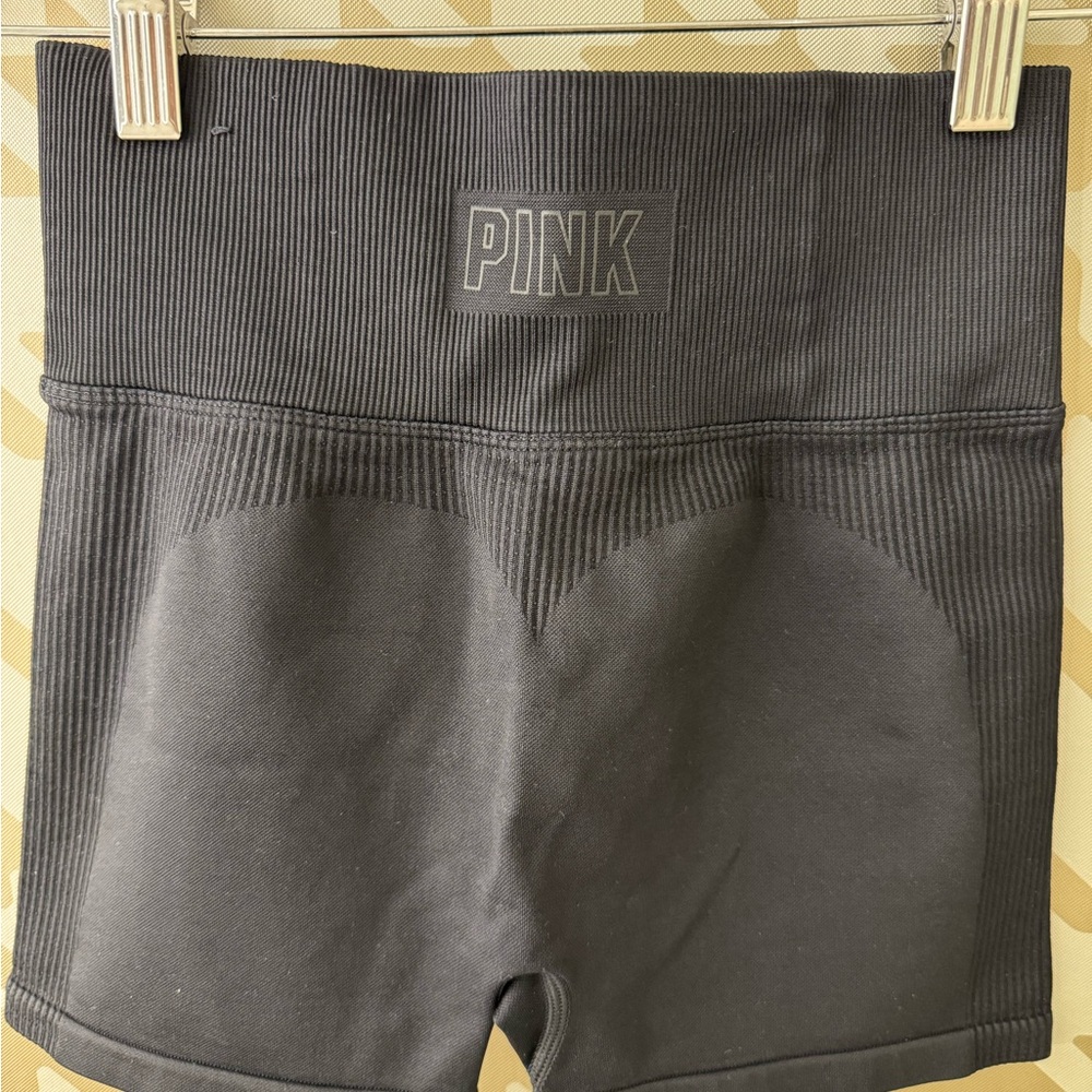 VS Pink Active Black Women's Bike Shorts